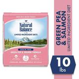 Natural Balance Limited Ingredient Diets Green Pea & Salmon Formula Dry Cat Food 10 Pounds Grain Free