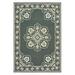 Avalon Home Mackinaw Floral Medallion Indoor/Outdoor Area Rug