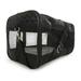 Sherpa Travel Original Deluxe Airline Approved Pet Carrier Black Lattice Stitching Large