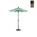 California Umbrella 7.5 ft. Fiberglass Market Umbrella Push Tilt Bronze-Olefin-Woven Sesame