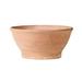 Deroma 242247 10.6 x 7.1 in. White Smooth Bowl Planter - Pack of 3