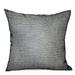 Plutus Oxford Blaze Blue Solid Luxury Outdoor/Indoor Throw Pillow