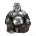 Gifts & Decor 14581 Happy Sitting Buddha Statue 5 1/2 x 5 x 5 3/4 High Multicolor