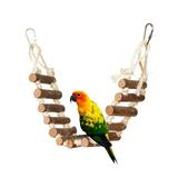 HellobyeSmall Parrot Rat Toy Bridge Ladder Hamster Bird Cage Accessories