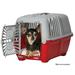 MidWest Homes for Pets Spree Travel Pet Carrier Red | Hard-Sided Pet Kennel Ideal for Toy Dog Breeds Small Cats & Small Animals | Dog Carrier Measures 19.1L x 12.5 W x 13H - Inches