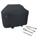 Classic Accessories Water-Resistant 64 Inch BBQ Grill Cover with Grill Tool Set