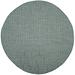 SAFAVIEH Courtyard Blair Geometric Indoor/Outdoor Area Rug 6 7 x 6 7 Round Turquoise/Light Grey