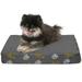 FurHaven Pet Dog Bed | Deluxe Memory Foam Indoor/Outdoor Garden Mattress Pet Bed for Dogs & Cats Iron Gate Small