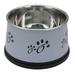 Dog Bowls Stainless Steel Non-Tip Keep Dry Long Ear Breed Food Water Dishes 30oz