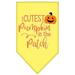 Mirage Pet 66-426 SMYW Cutest Pumpkin in the Patch Screen Print Bandana Yellow - Small