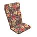 Arden Selections Outdoor Adirondack Cushion 20 x 17 Water Repellent Fade Resistant for Adirondack or Rocking chairs 17 x 20 Ruby Clarissa