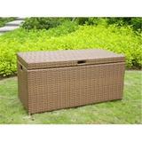 Jeco Inc. Outdoor 70 Gallon Wicker Deck Storage Box