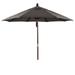 California Umbrella 9 ft. Sunbrella Marenti Wood Market Umbrella