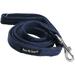 Dog Leash 4.5ft Long Organic Cotton Web for Training Blue 4 Sizes (Small: 5/8 Wide)