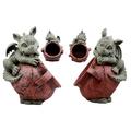 Ebros Set Of Two Playful Climbing Dragon Babies Planter Pot Mythical Fantasy Home Patio Garden Decor Resin Statue