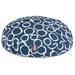 Majestic Pet | Fusion Round Pet Bed For Dogs Removable Cover Navy Large