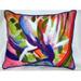 Betsy Drake ZP289 Betsys Bird of Paradise Indoor & Outdoor Throw Pillow- 20 x 24 in.