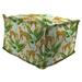 Jordan Manufacturing Outdoor Rectangle Pouf Ottoman with Flange