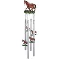 Wind Chime Round Top Horse With Foal Hanging Garden Porch Decoration