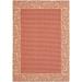 SAFAVIEH Courtyard Regent Traditional Floral Indoor/Outdoor Area Rug 9 x 12 Red/Natural