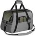Paws & Pals Pet Dog Carrier Soft Sided FAA Airline Approved (Small) (Gray)