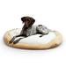 Happy Hounds Murphy Deluxe Donut Dog Bed Cream Large (42 x 42 in.)