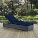 Modway Summon Outdoor Patio Sunbrella Chaise Lounge Multiple Colors