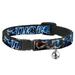 Marvel Comics Cat Collar Breakaway Collar with Bell Avengers Thor Hammer Action Pose Galaxy Blues White 8.5 to 12 Inches 0.5 Inch Wide