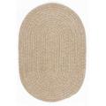 Colonial Mills 4 Peanut Brown Round Handmade Braided Area Throw Rug