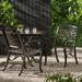 Cast Aluminum Bronze Outdoor Chair (Set of 2)