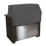 Classic Accessories Ravenna Water-Resistant 37 Inch Built-In BBQ Grill Top Cover Taupe Small