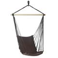 Dark Brown Recycled Cotton Garden Swing Chair