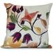 Windy Bloom Floral Print Outdoor Pillow