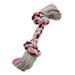 Mammoth Flossy Chews Cotton Blend Color Rope Bone Tug Dog Toy Colossal 19