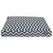 Majestic Pet | Chevron Shredded Memory Foam Rectangle Pet Bed For Dogs Removable Cover Navy Medium