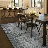 Couristan Charm Tiverton Anthracite-Light Gray Indoor Outdoor Area Rug