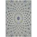 SAFAVIEH Courtyard Thane Nautical Indoor/Outdoor Area Rug 4 x 5 7 Blue/Beige