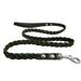 Genuine Fully Braided Leather Dog Leash 4 Ft Long 3/4 Wide Black Menium to Large Breeds