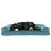 FurHaven Pet Products Plush & Suede Memory Top Sofa Pet Bed for Dogs & Cats - Deep Pool Large