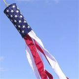 Annin Flagmakers 275 Nylon U. S. Flag Windsock- 6-Stripe 8 inch X 60 inch