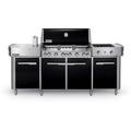 Weber Summit Grill Center Natural Gas Grill With Rotisserie Sear Burner & Side Burner - Black - 292101