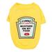 Mustard Licker Dog Costume Shirt - Medium