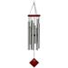 Woodstock Wind Chimes EncoreÂ® Collection Chimes of Orion 30 Silver Wind Chime DCS30