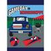 Magnolia Garden Flags 1459 13 x 18 in. Game Day in Mississippi Garden Flag - Navy & Red