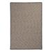 HD32R036X036S Natural Wool Houndstooth - Latte 3 square Rug 100% All-Natural Wool - Square.