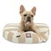 Majestic Pet | Vertical Stripe Round Pet Bed For Dogs Removable Cover Sand Small