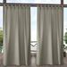 Exclusive Home Curtains Indoor/Outdoor Solid Cabana Tab Top Curtain Panel Pair 54x120 Taupe