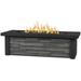 Real Flame Berthoud Propane Fire Pit in Stacked Stone