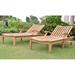 WholesaleTeak Outdoor Patio Grade-A Teak Wood Steamer Teak Multi Position Sun Chaise Lounger with slide out Tray - Furniture only -- ND Collection #WMCHND