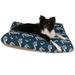 Majestic Pet | Sea Horse Shredded Memory Foam Rectangle Pet Bed For Dogs Removable Cover Navy Large